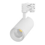 Noxion LED Tracklight 3-Phase Ecowhite Aluminium White 30W 2960lm 36D - 830 Warm White | UGR <19