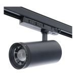 Noxion 3-Phase Tracklight Delta Aluminium Black 30W 2250lm 15-55D - 927-930-940 CCT | Zoomable