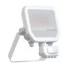 Ledvance LED Floodlight Aluminium White 17W 2200lm 100D - 830 Warm White | IP65 - Motion And Light Sensor - Symmetrical